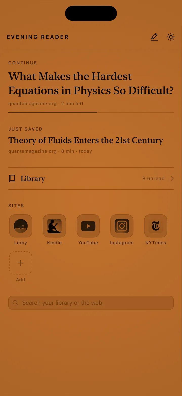 The front page: what you were reading and what just arrived